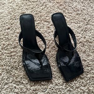 Asos square toe sandal